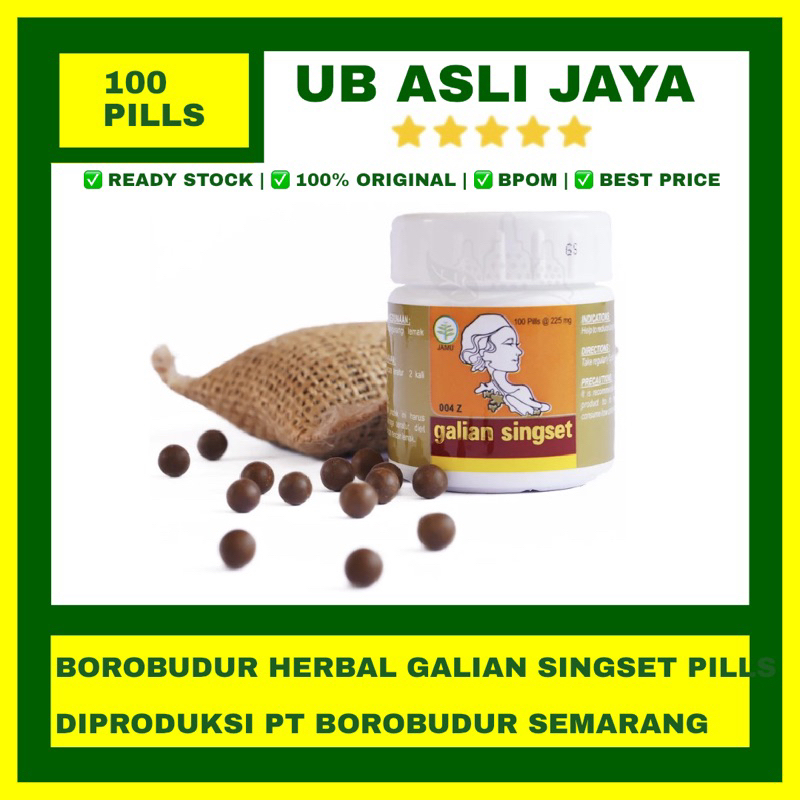 Galian singset 100 pil / mengurangi lemak tubuh
