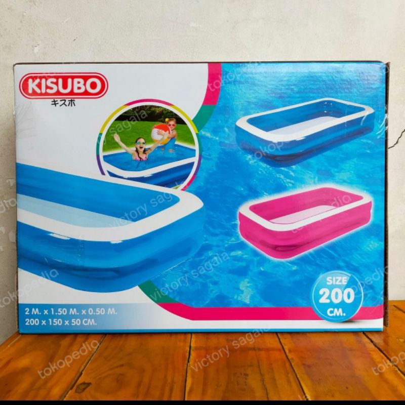 kolam Renang anak Impor karet besar jumbo 200 cm 2meter intex