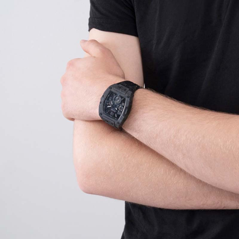 Guess Gents Watch Black PHOENIX GW0422G2 Original Bergaransi Resmi