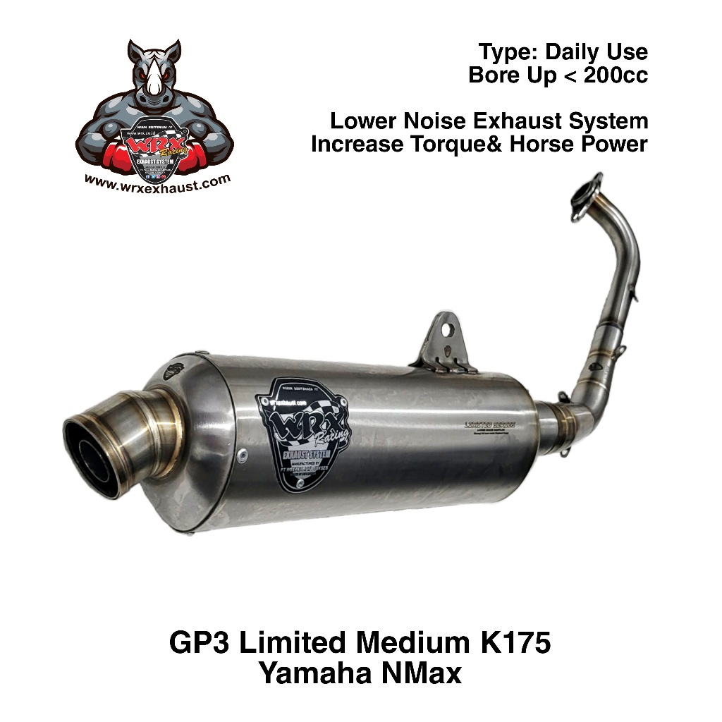 Knalpot WRX GP3 Limited K175 NMax