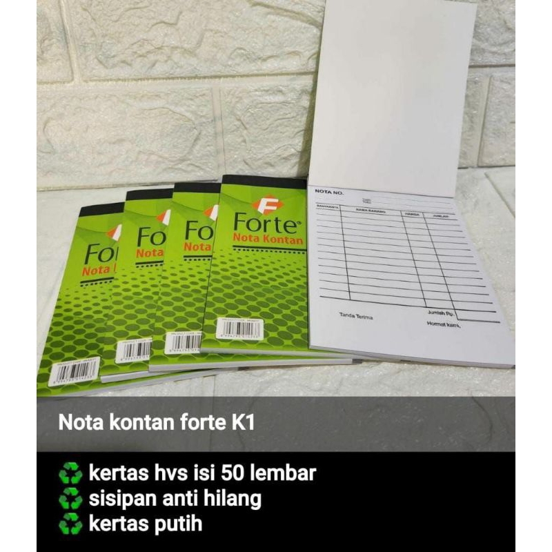 

nota kontan/buku nota