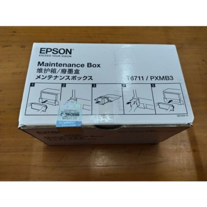 Maintenance Box Printer Epson T6711 C13T671100 PXMB3 L1455 WF7611 7611