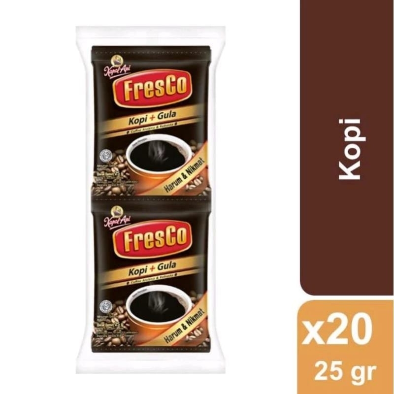 

Fresco kopi susu renceng 27grX10pcs