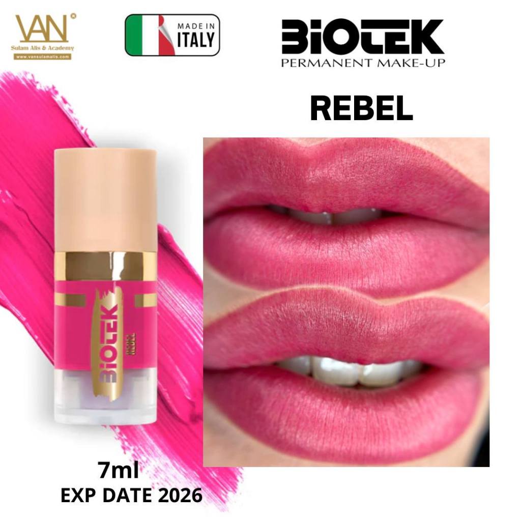 TINTA SULAM BIBIR BIOTEK REBEL ORIGINAL MADE IN ITALY