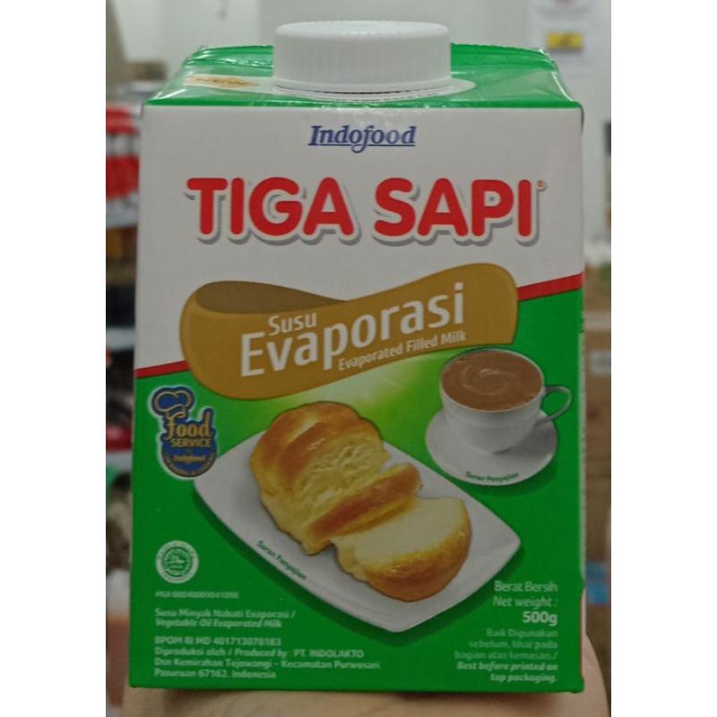 

Tiga sapi evaporasi 500gr