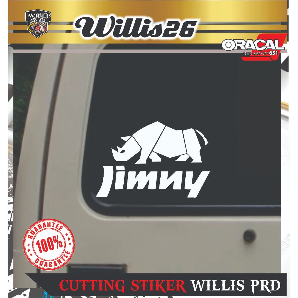 Sticker Stiker Mobil Jimny Badak Jeep