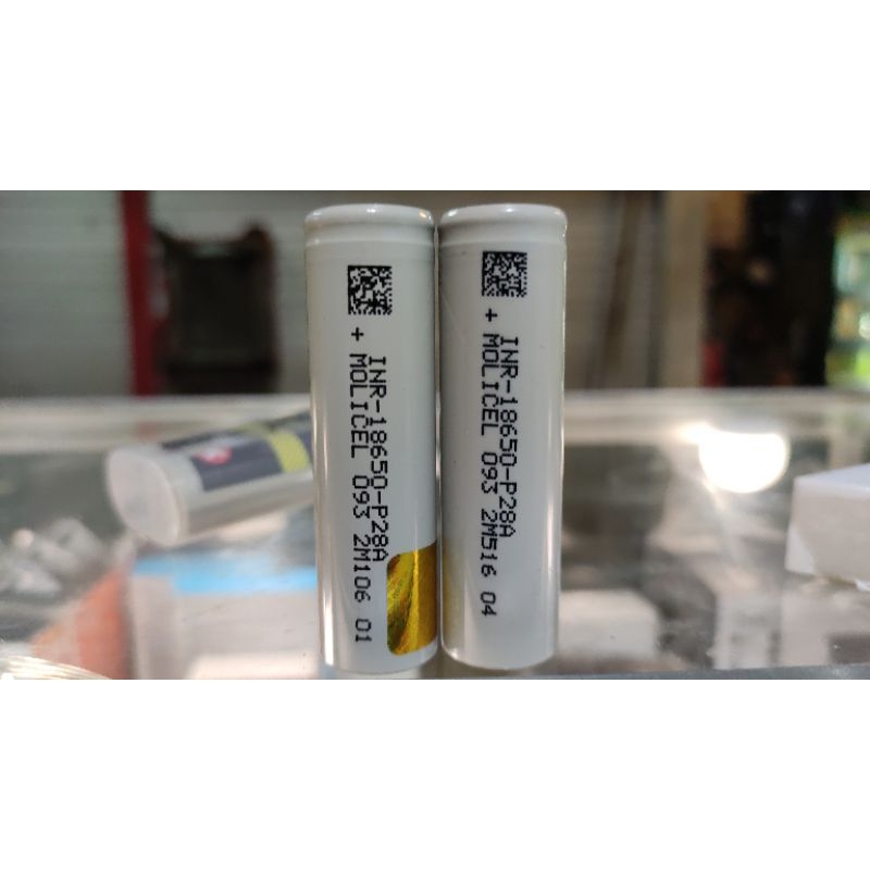 Baterai Molicel P28A P28B 2800 mah Authentic Produk