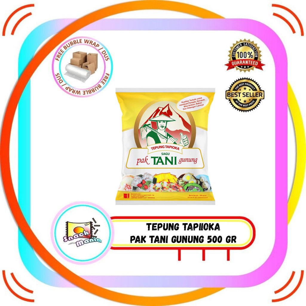 

Tepung Sagu Tapioka Kanji Pak Tani Gunung ~ 500 gr