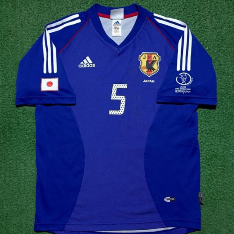 JERSEY RETRO JAPAN /JEPANG World Cup 2002 - FREE NAME SET