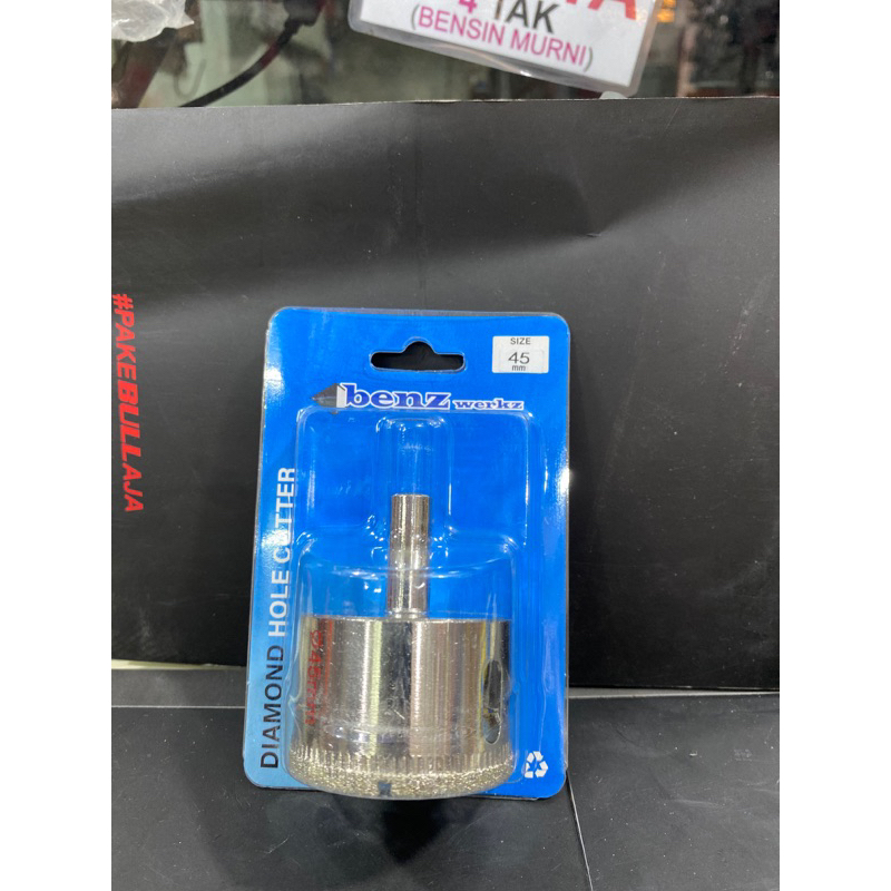 HOLESAW KACA BENZ 45mm /HOLE SAW KACA/ HOLE SAW GRANITE/ MATA BOR KERAMIK/ HOLESAW KERAMIK/MATA BOR 