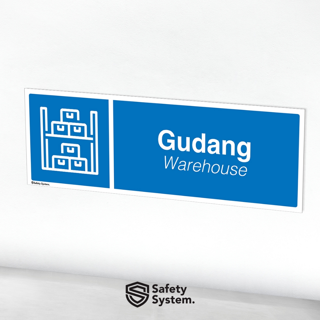 

Stiker Label Safety Sign Rambu K3 Penanda Ruang Gudang Warehouse Pabrik
