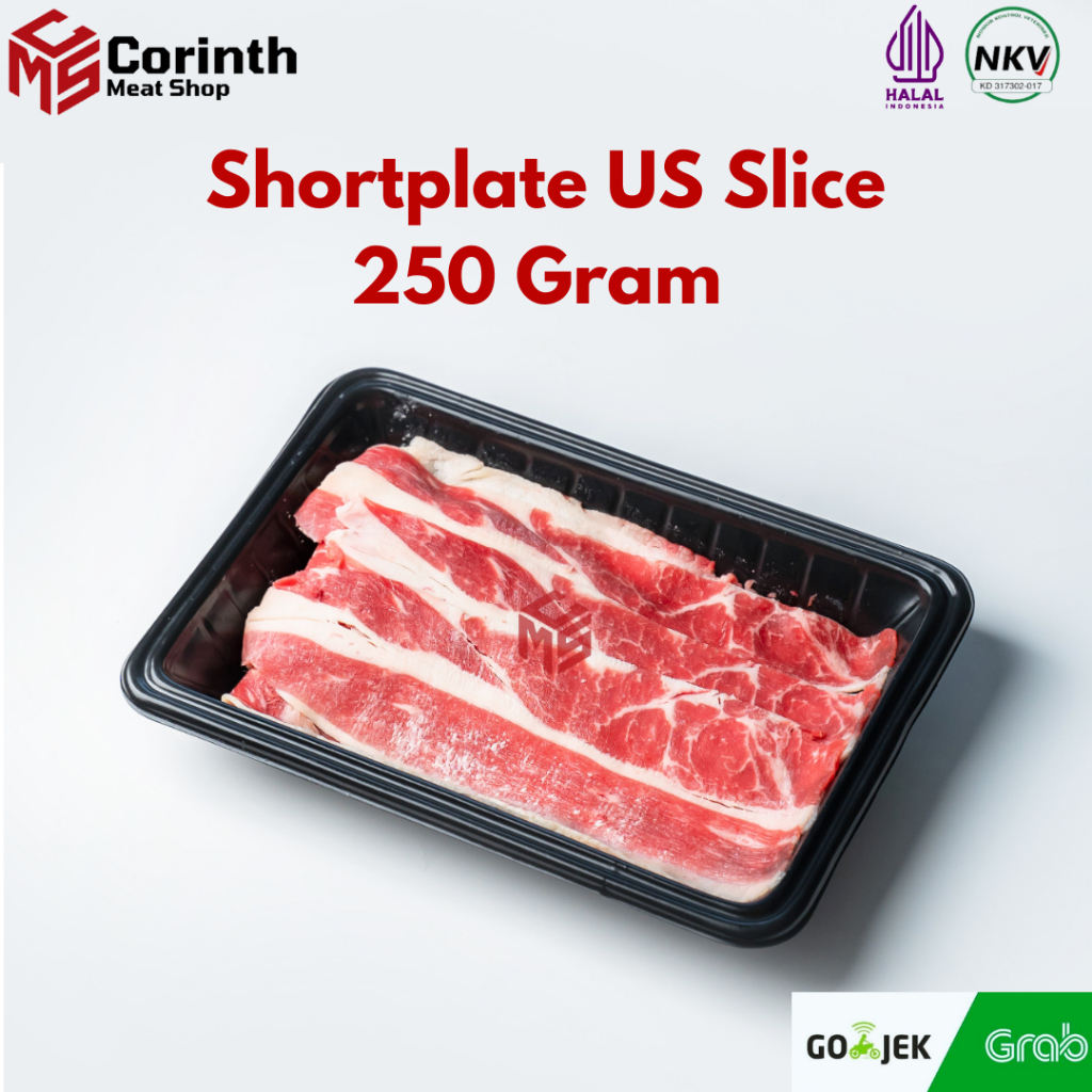 

SHORTPLATE US SLICE GRADE S IMPORT & HALAL 100 % @250GRAM - DAGING SAPI - SLICE SHABU SHABU - SUKIYAKI - YAKINIKU - HALAL