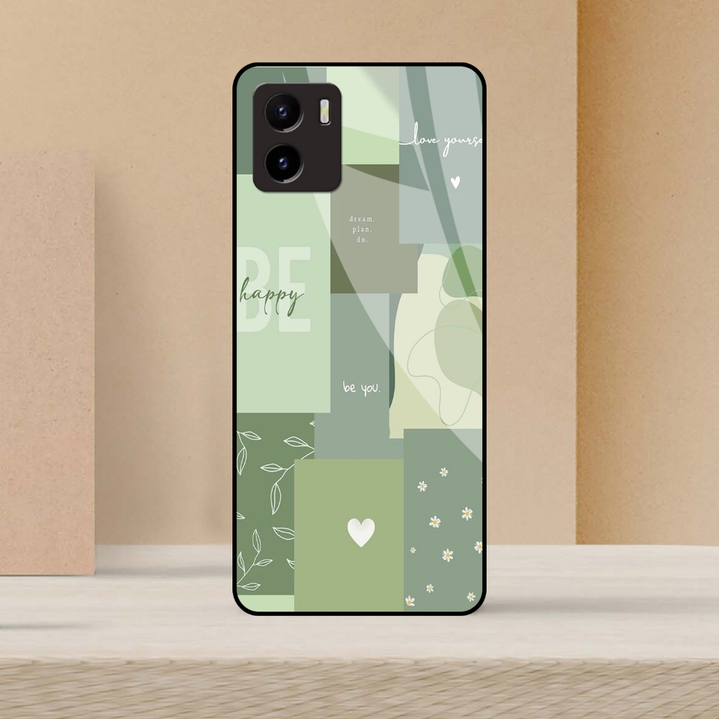 [ WRN ] jasoncellphone Softcase Kaca Kilau VIVO Y15S / VIVO Y01 - Casing Hp - Softcase - Softcase Gl