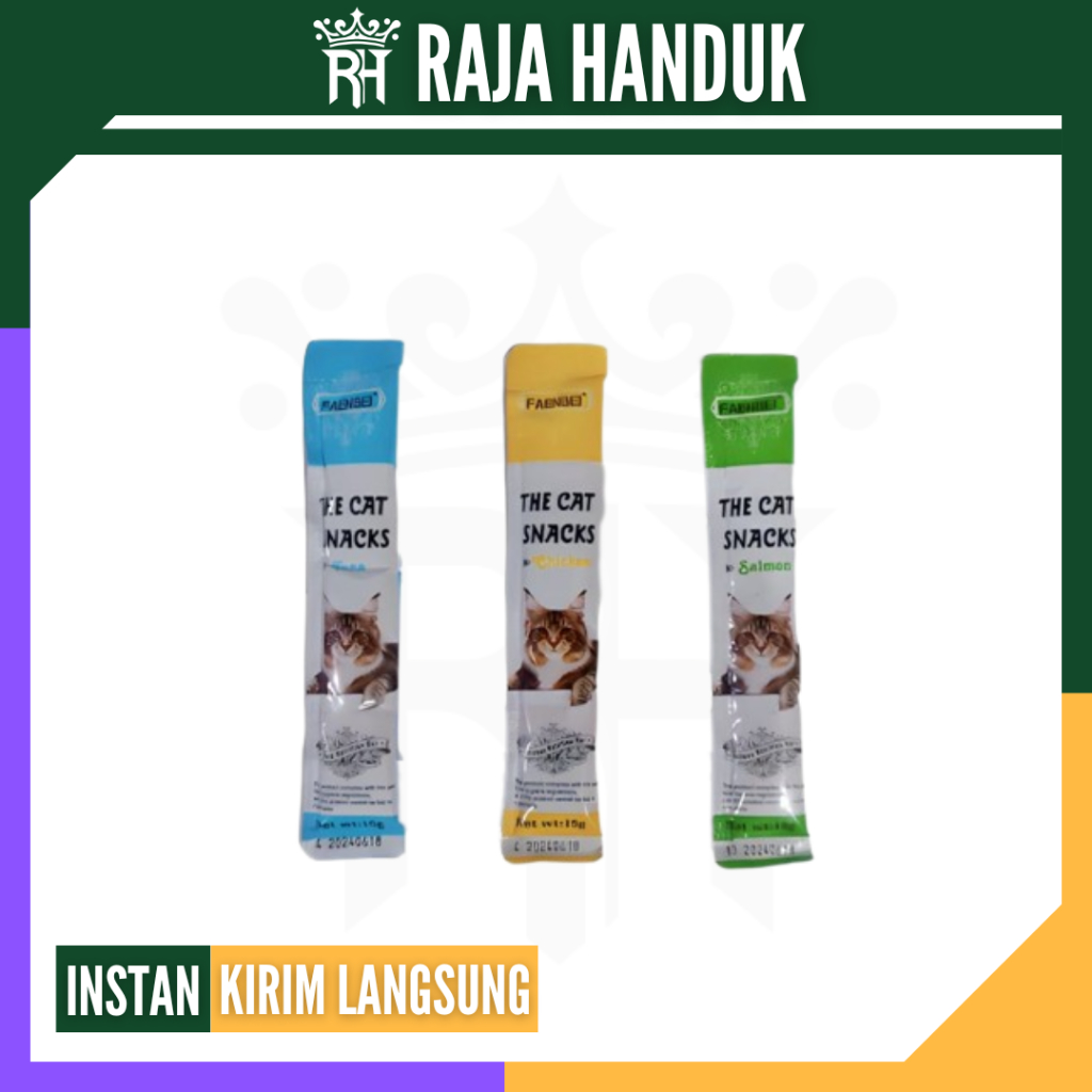 RH GROSIR: Faenbei Creamy Treats Snack Kucing