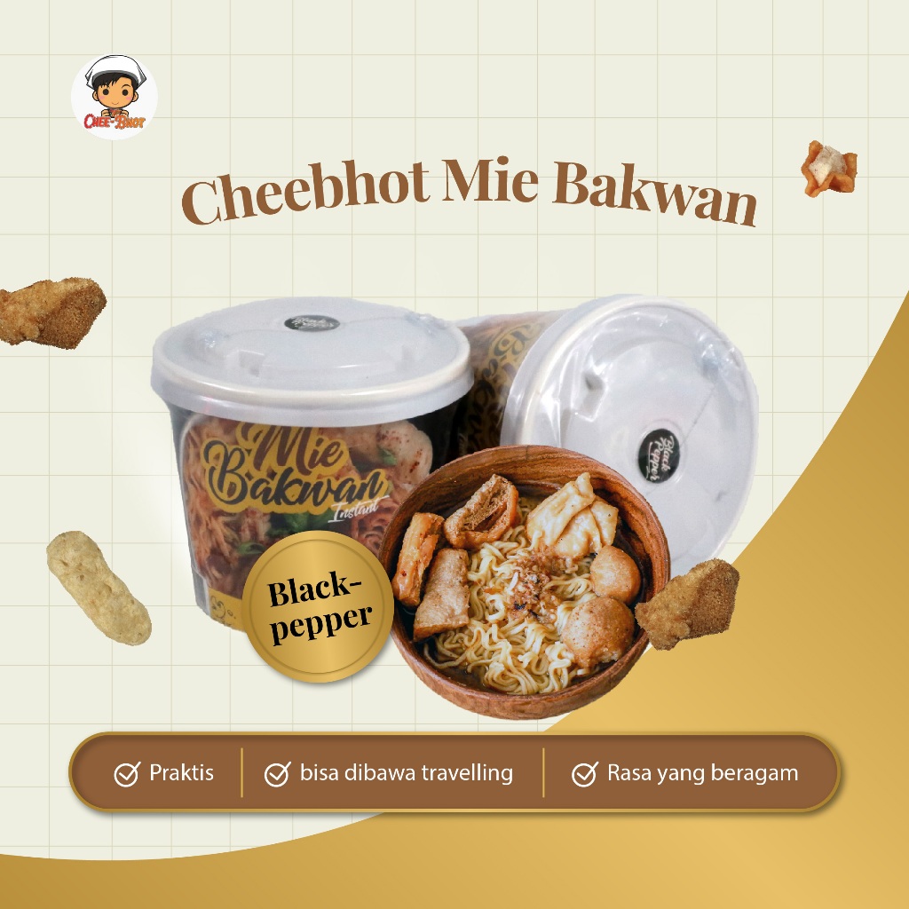 

Cheebhot Mie Bakwan Blackpaper 65gr