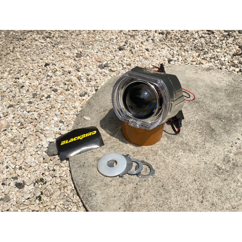 LAMPU DEPAN LAMPU SOROT LAMPU TEMBAK BILED BILLED BILET BY BLACKBIRD UKURAN KECIL 2.5 INCH UNIVERSAL