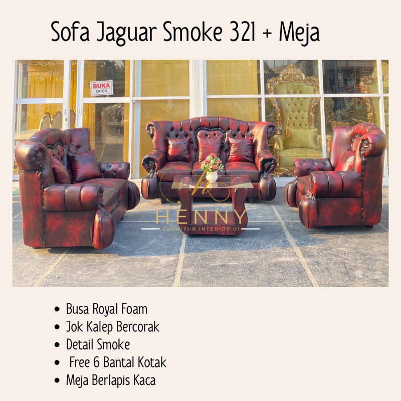 Henny Furniture Sofa Jaguar 321 + Meja