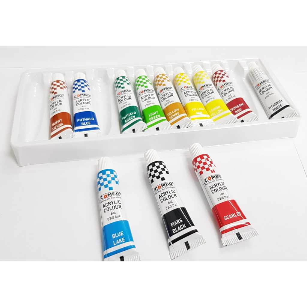 

Acrylic Color 6 ml / Cat Acrylic Combo Set warna