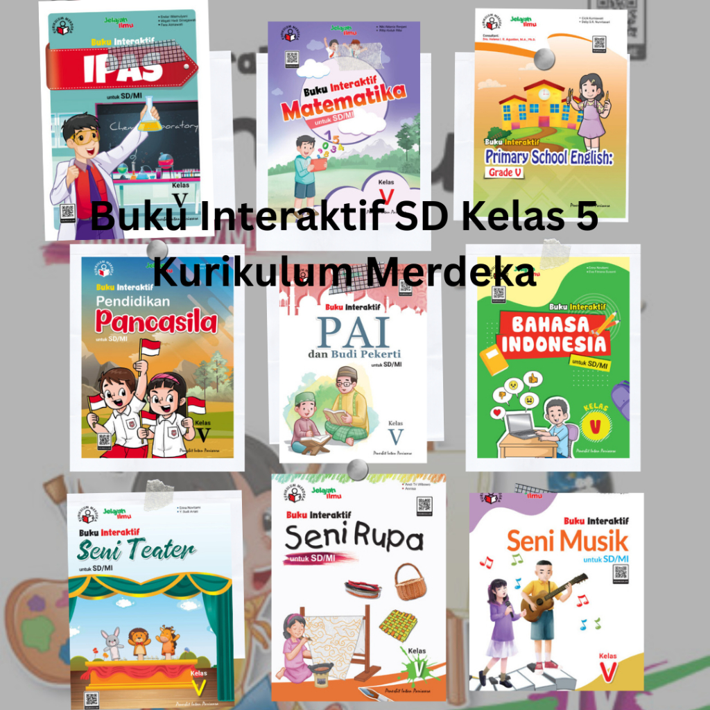 Buku Paket Interaktif Kurmer SD Kelas 5 Semester 1&2 Intan pariwara Tahun 2023