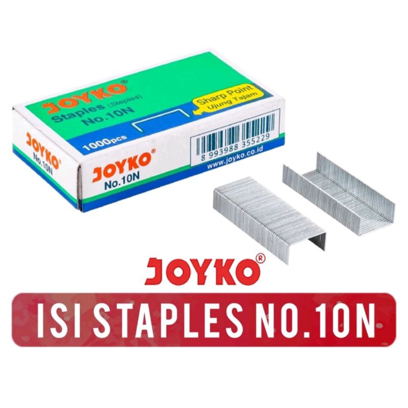 

#TERMURAH# ISI Staples JOYKO 1pak isi 20 box