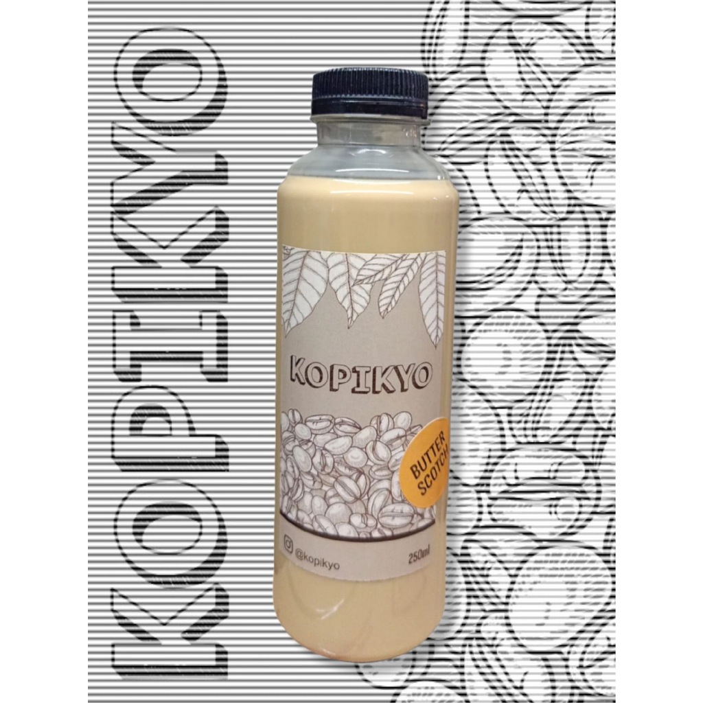 

KOPIKYO - Coffee Latte variant Butterscotch 250 ml (kopi susu dengan variant Butterscotch)