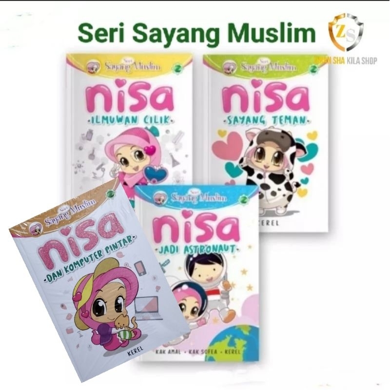 komik anak islami-seri sayang muslim-nisa ilmuwan cilik
