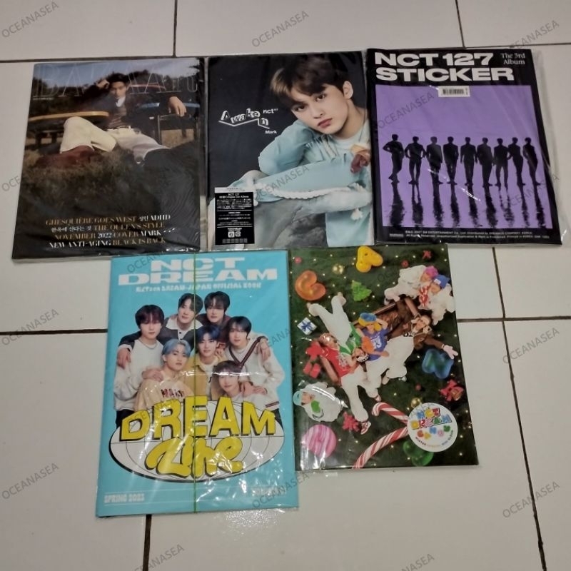 ALBUM ONLY NCT 127 PHOTOBOOK PB STICKER JEPANG JAPAN AWAKEN MARK NCT DREAM CANDY MAGAZINE MAJALAH MA