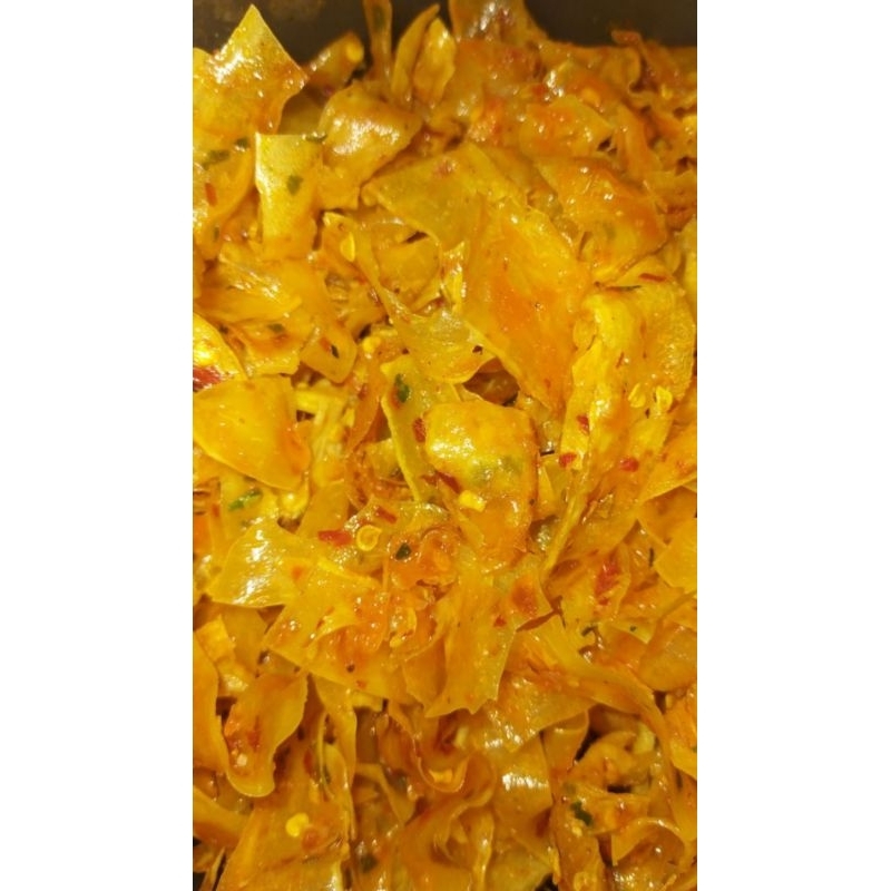 

CEMILAN PEDAS ENAK KERIPIK DAN BASRENG PEDAS DAUN JERUK
