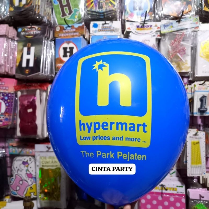 Balon sablon custom logo HYPERMART