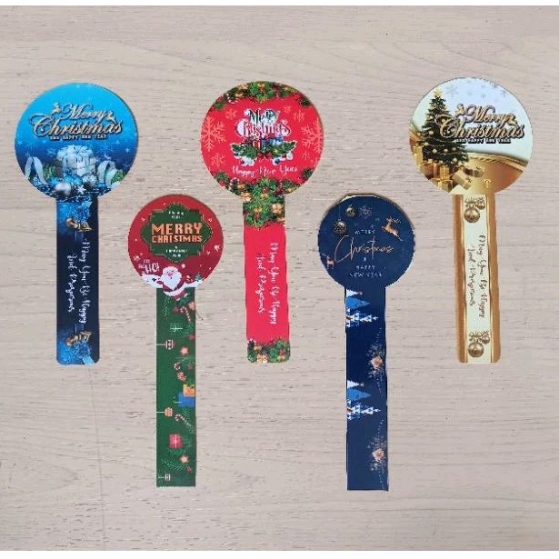 

stiker natal lidah / stiker toples christmas