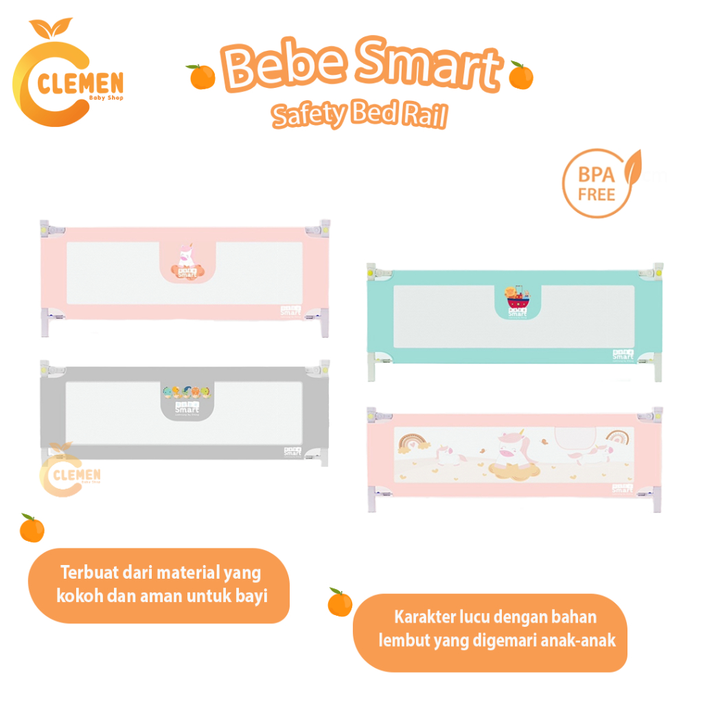 Bebe Smart Bed Rail (Pagar Pembatas Pengaman Tempat Tidur Bayi)