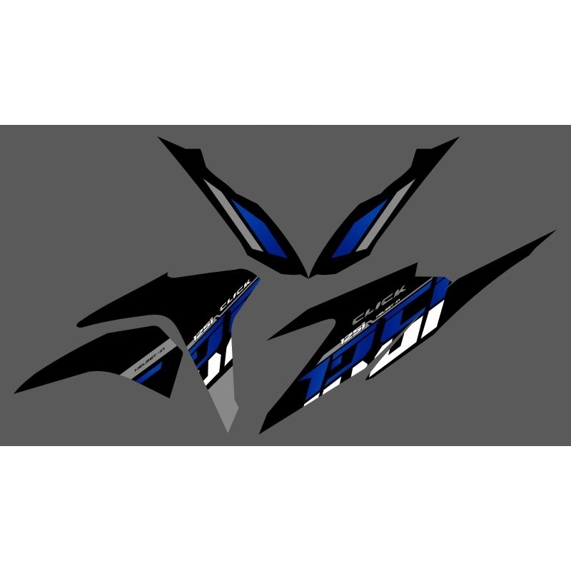 STRIPING TRANSPARAN VARIO OLD 125 BOHLAM DESAIN ORI VIETNAM