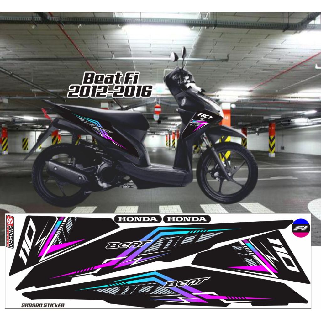 VARIASI MOTIP STRIPING BEAT FI 2013 2014 VARIASI MOTOR HONDA BEAT FI 2014 STRIPING MOTOR BEAT FI 201