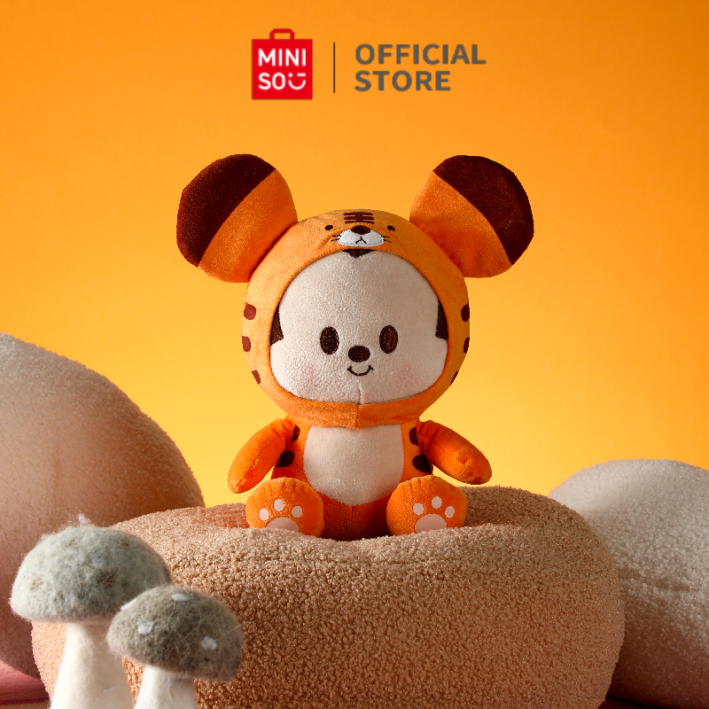 MINISO x Disney Series Boneka Lucu 10-inch Doll Stitch Mickey Authentic Children's Day Gift Cute Dec