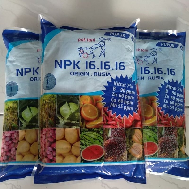 pupuk NPK 16.16.16 Origin:RUSIA