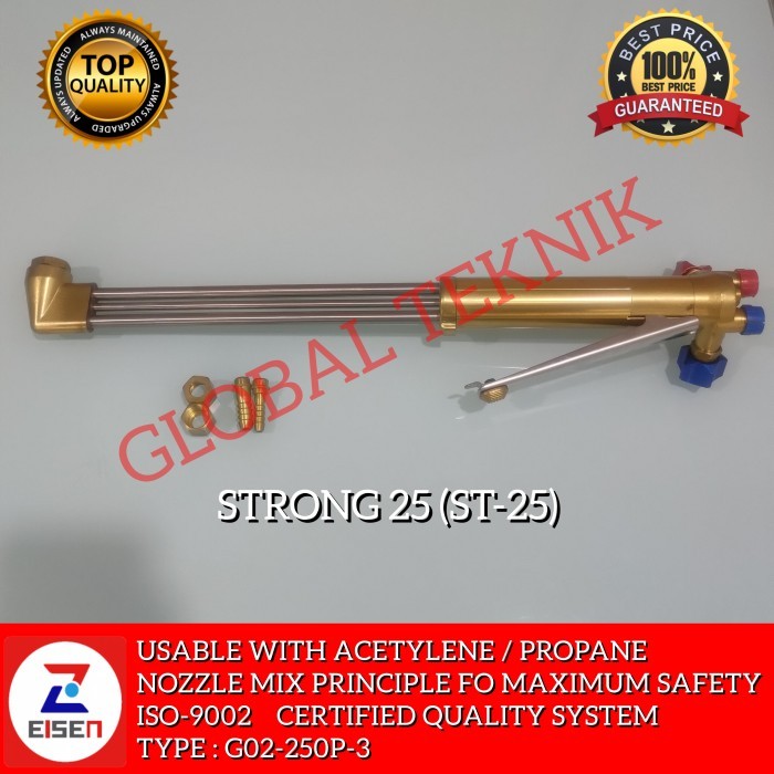 Cutting Torch LPG Strong 25 Blander Blender Las Potong CUTTING TORCH ST 25 STANG BLENDER LAS POTONG 