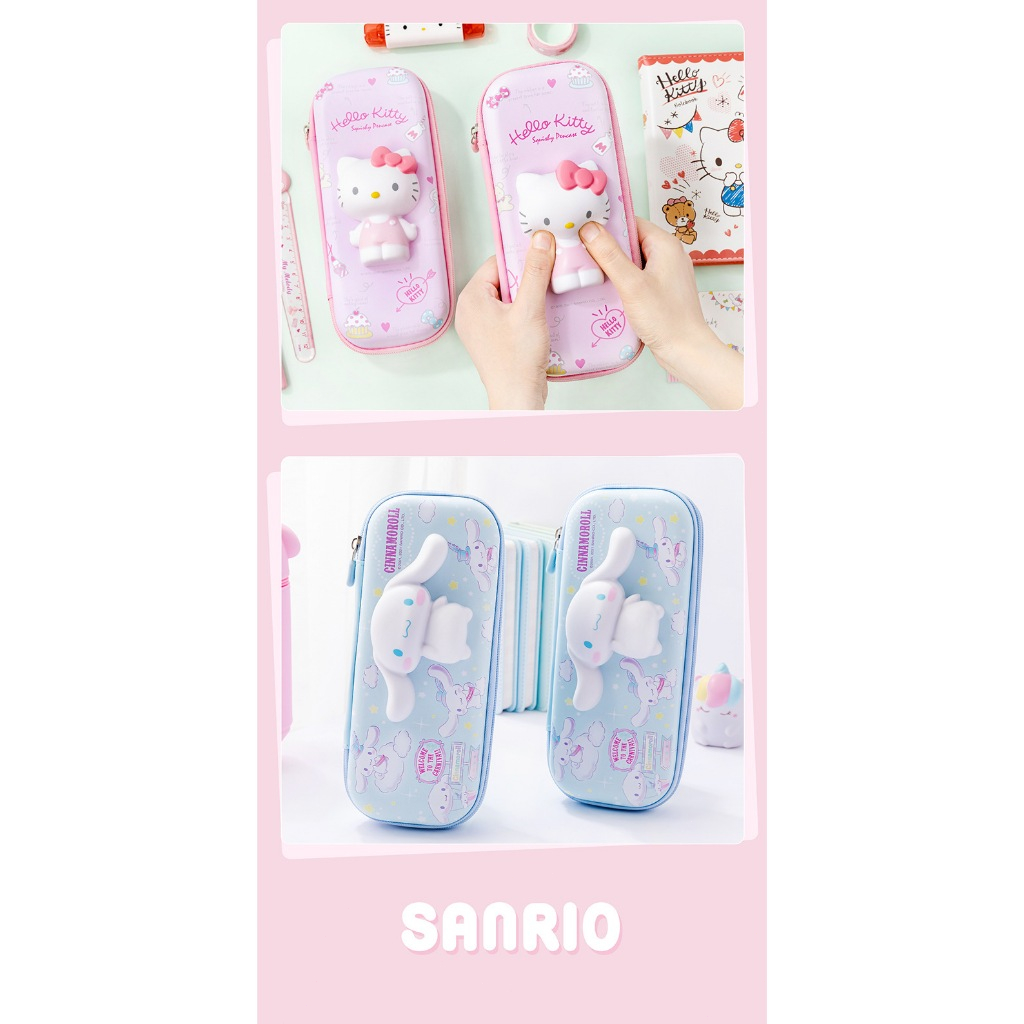 Tempat Pensil Squishy Sanrio Dua Susun Pen Holder Squishy Double Decker Pen Holder Sanrio