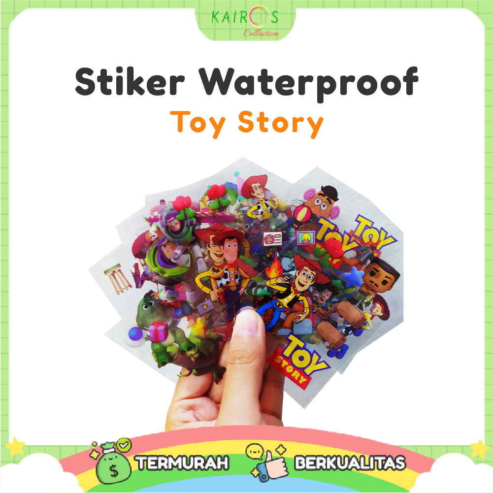 

STICKER NONO TOY STORY [ECER] WATERPROOF / 1 LEMBAR STIKER