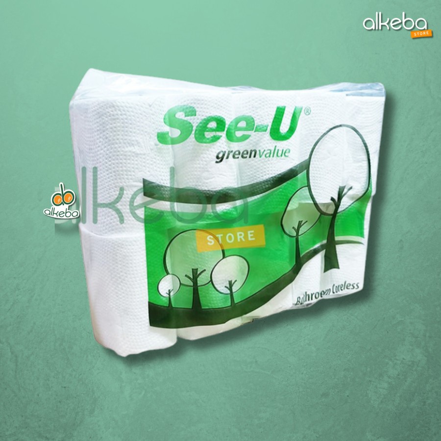 Tissue See U Coreless Tissu Toilet Bathroom tanpa tulang 10 roll