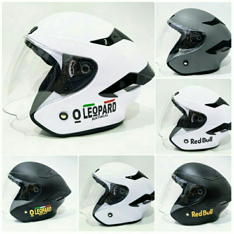 HELM ARL TT COURSE SINGLE VISOR HALF FACE SNI.
