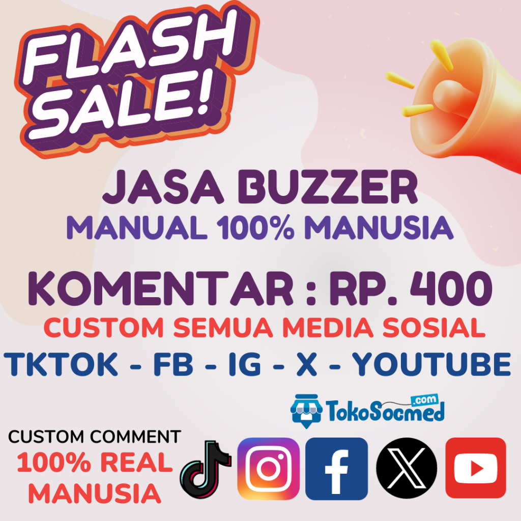 JASA KOMEN INSTAGRAM KOMEN TIKTOK KOMEN FACEBOOK KOMENTAR TIKTOK KOMENTAR INSTAGRAM FACEBOOK TWITTER