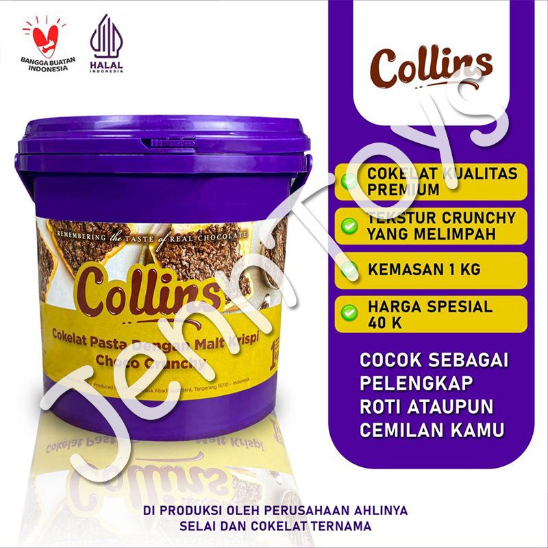 

12.12 Terlaris JennToys - FLASH SALE - SELAI GOLDENFIL & COLLINS DIP GLAZE / COLLINS CRUNCHY 1KG buruan