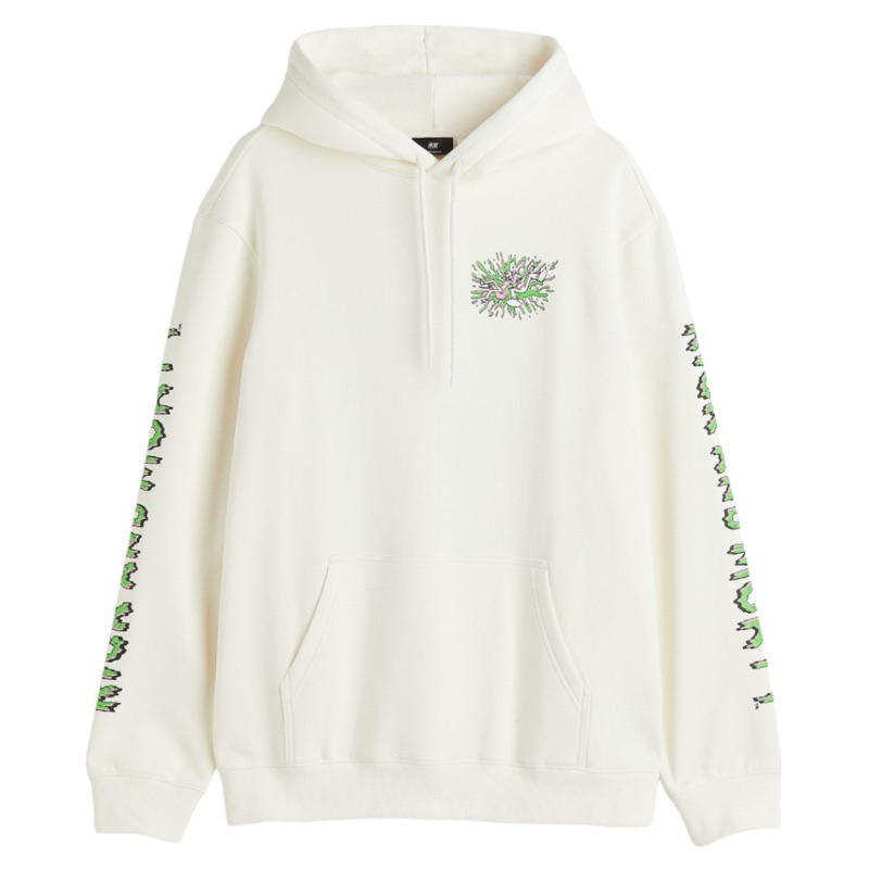 Hoodie Unisex Hm Rick And Morthy Sablon, Flecee Katun