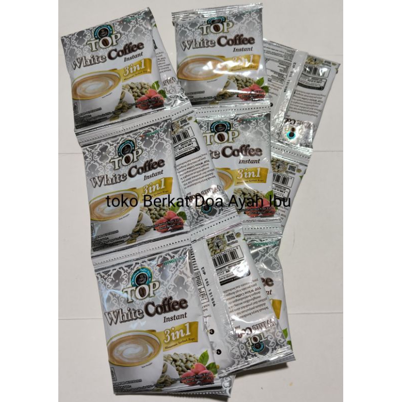 

top white coffee renceng isi 12 pcs top white kopi
