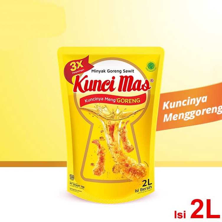 

[KODE IJZLM] Kunci Mas Minyak Goreng Pouch 2 Liter