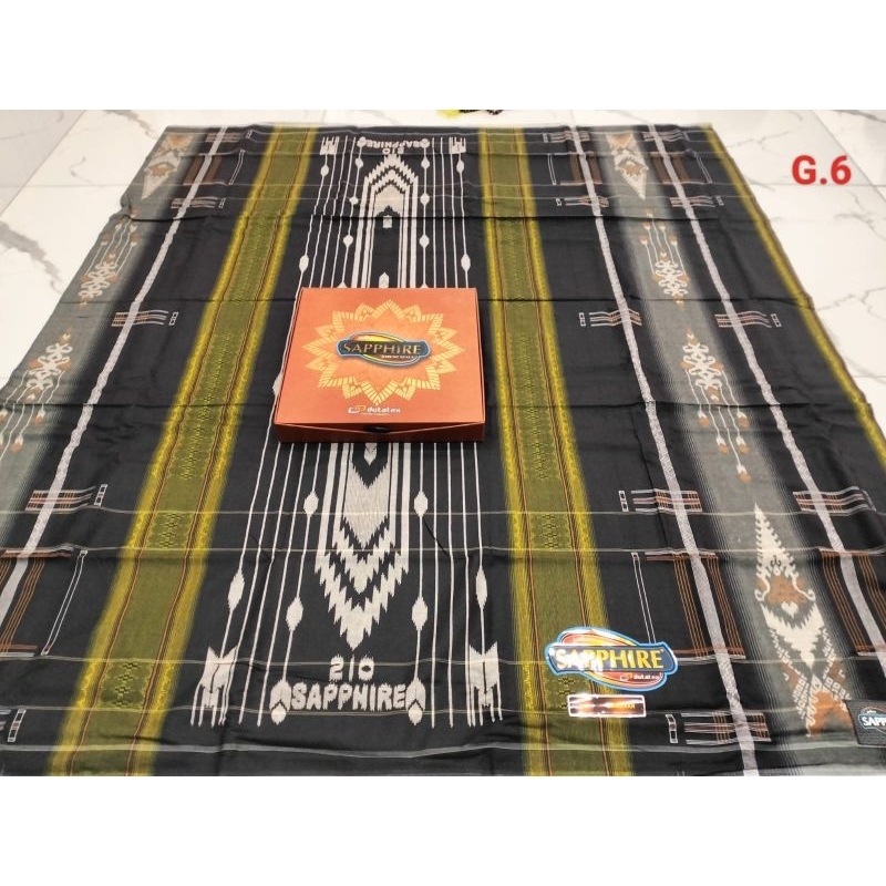 Sarung Sapphire Gambiran (Songket Gunung Kembang)
