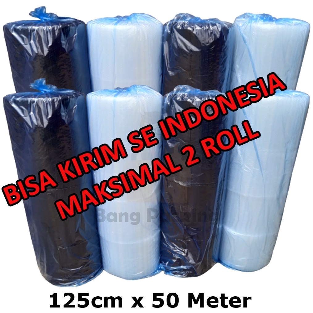 

Ready Stok bubble wrap 125CM X 50M bubble wrap hitam bubble wrap bening buble wrap bubble wrap roll serbuuu !