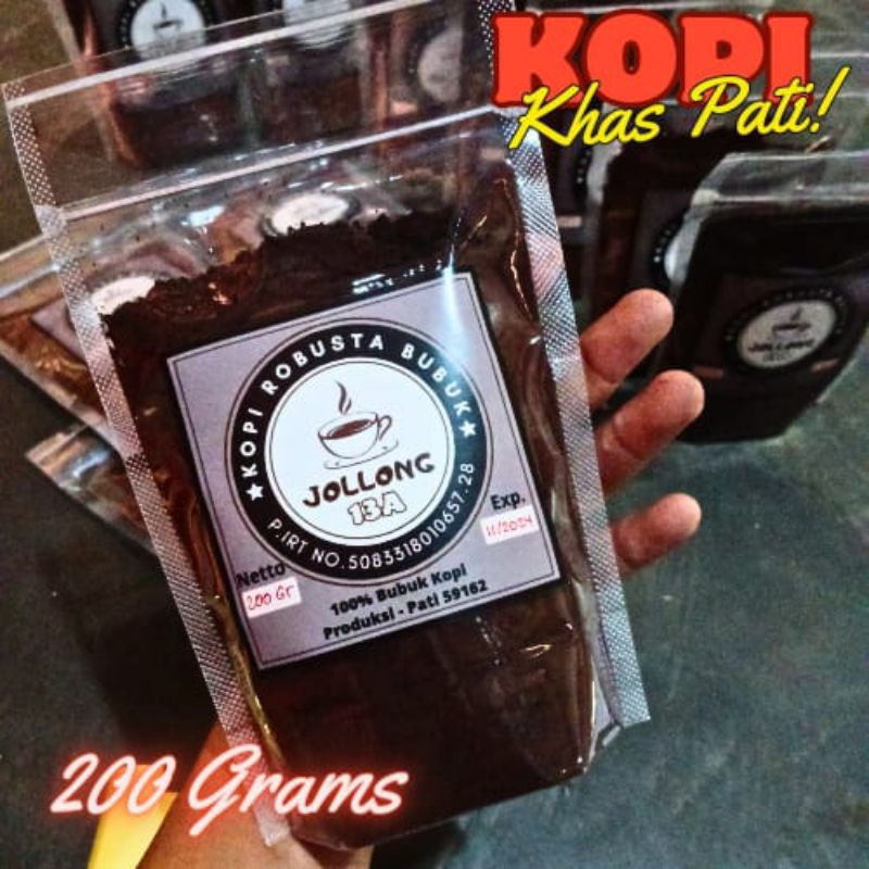 

kopi jollong 13a 200 gram bubuk robusta tulen tanpa campuran