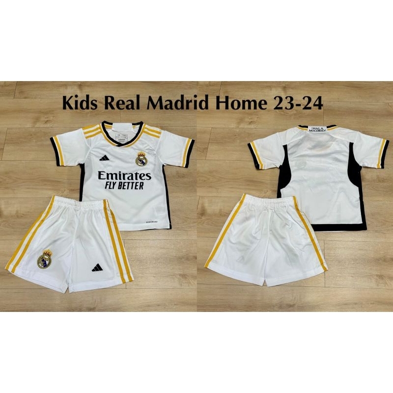 jersey sepakbola madrid anak-anak/ kids grade ori 23/24  bisa pasang nama dan nomor punggung