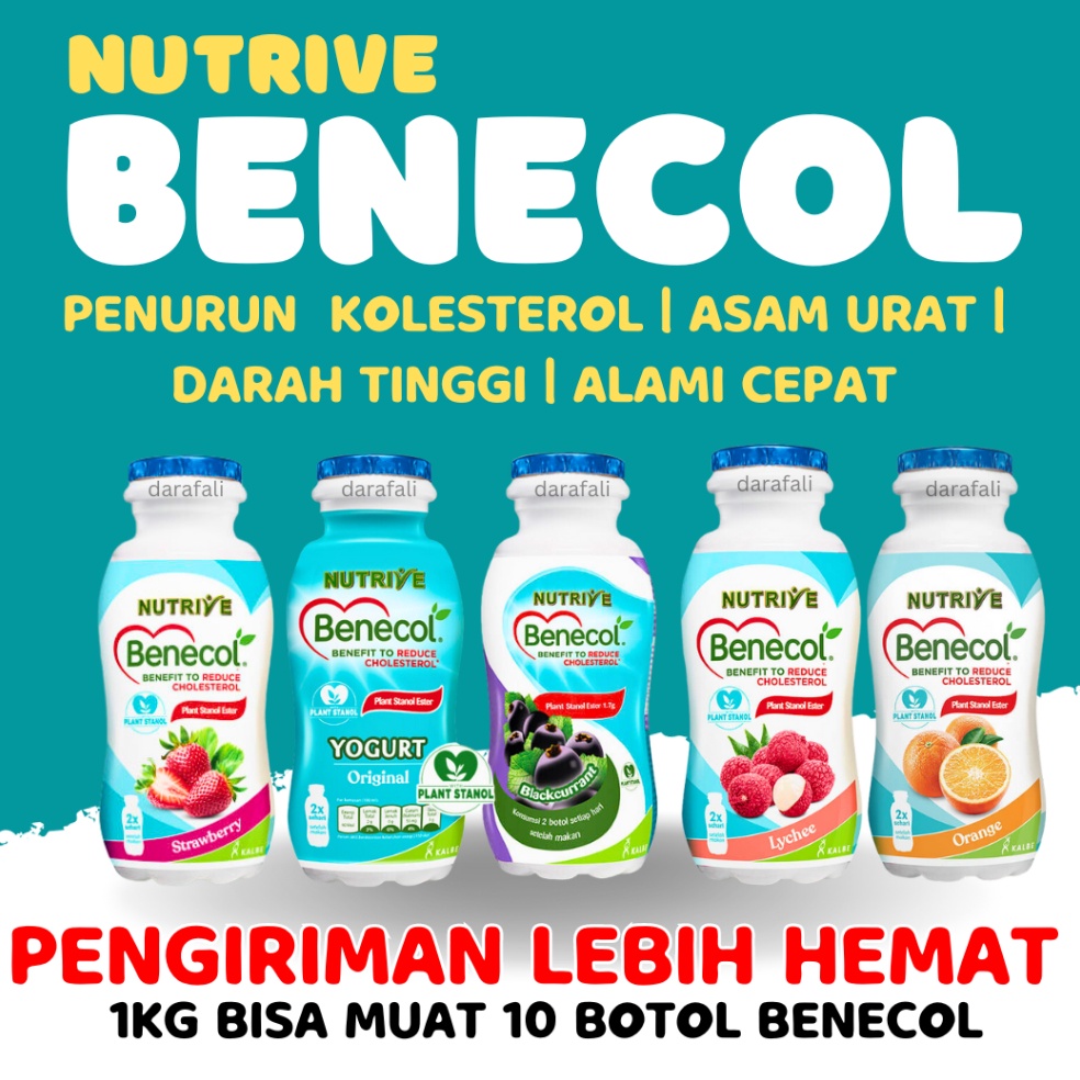 

97 5 Botol Nutrive Benecol Penurun Kolesterol | Kolesterol | Asam Urat | Darah Tinggi | Alami Cepat | Rasa Orange | Yogurt | Lychee | Blackcurrent 9136